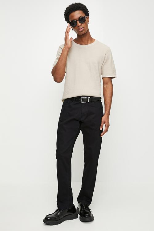 Knitwear T-Shirt - Stone