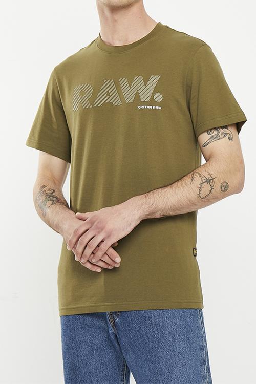 3d raw. logo slim - dark olive