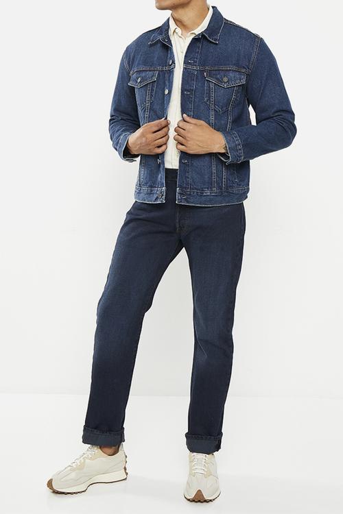The trucker jacket za broadway terrace t - blue 