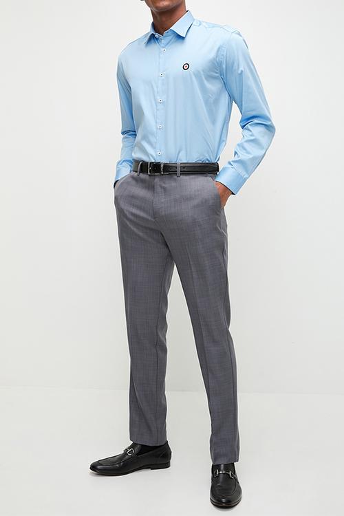 Essential target shirt long sleeve - sky