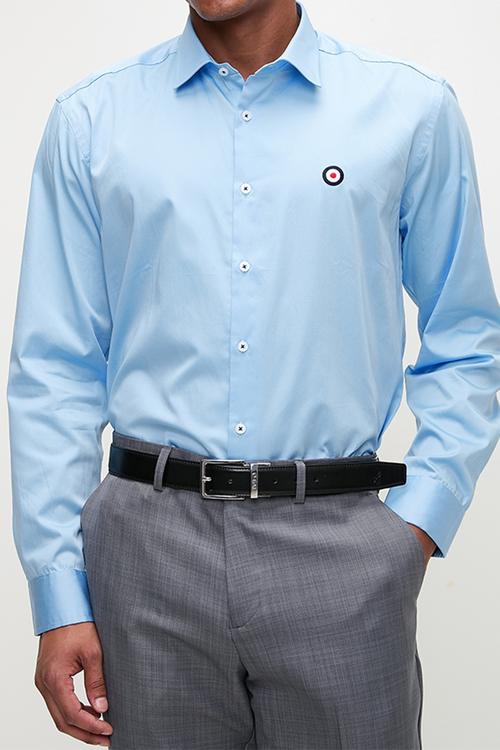 Essential target shirt long sleeve - sky