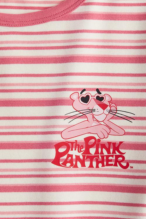 Printed T-shirt - light pink/pink panther
