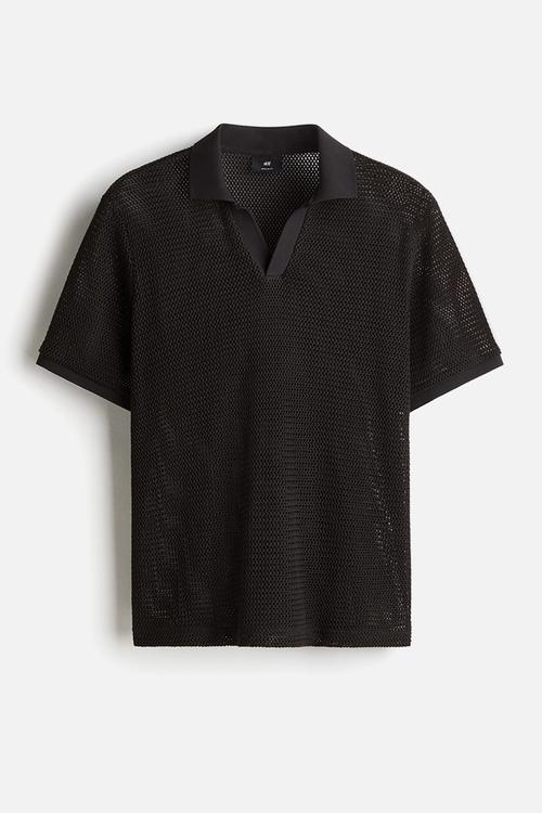 トップス trvo black hole polo adidas Originals Trefoil Essentials Polo Tee Mens Black (JL2052