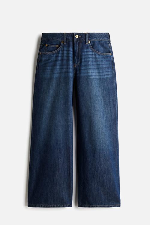 Baggy wide low jeans - denim blue