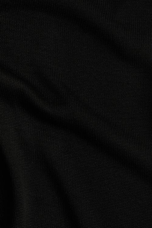 Knitted T-shirt - black