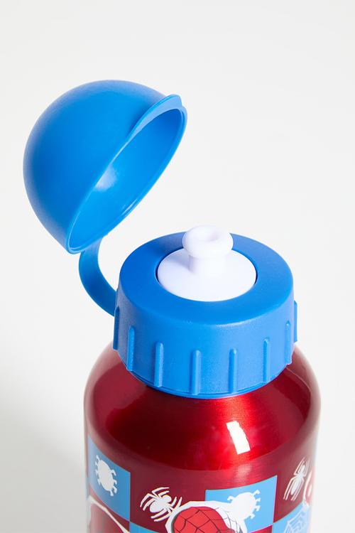Spiderman aluminium bottle 400 - Red