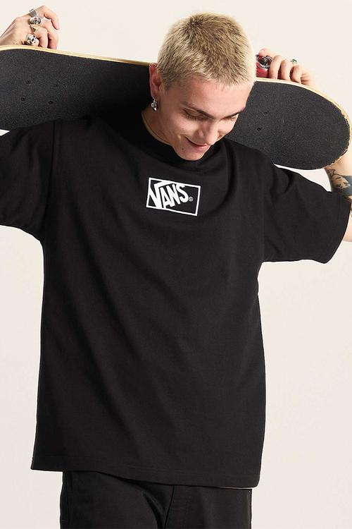 BLOCKED BOX LOOSE SS - Black