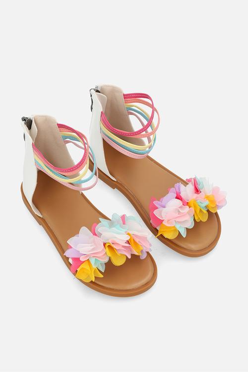 Colour block sandals - multi