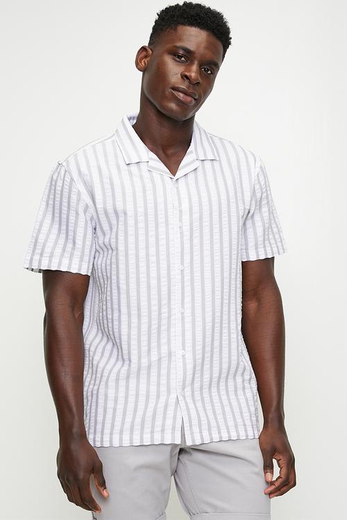 Shirts - Grey & White