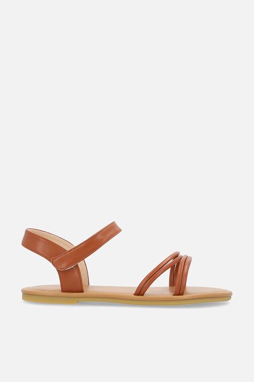 Open toe sandals - brown