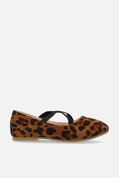 Animal print pump - brown & black