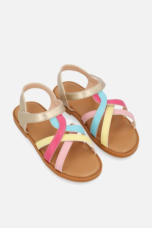 Colour block sandal - multi