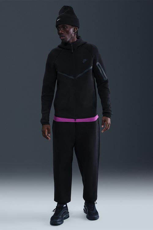 Tech Fleece Windrunner FZ Hoodie  - Black/Black