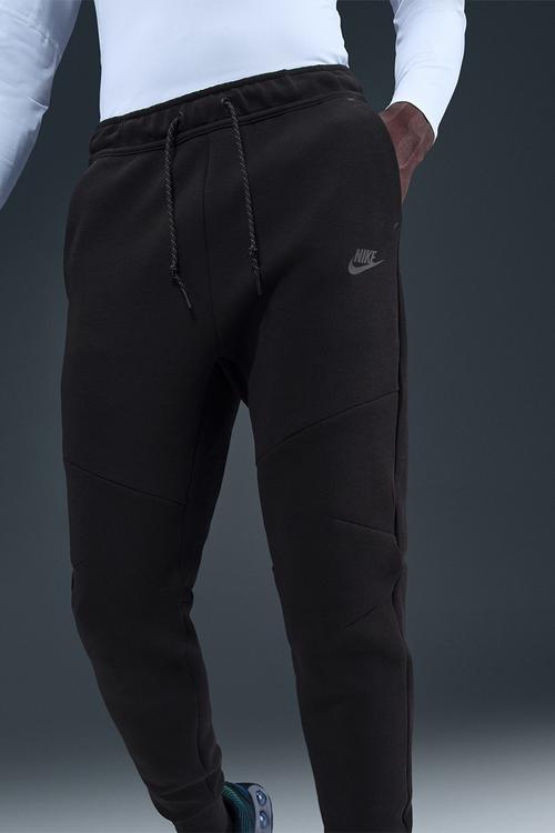 Tech Men's Fleece Joggers  - Black/Black