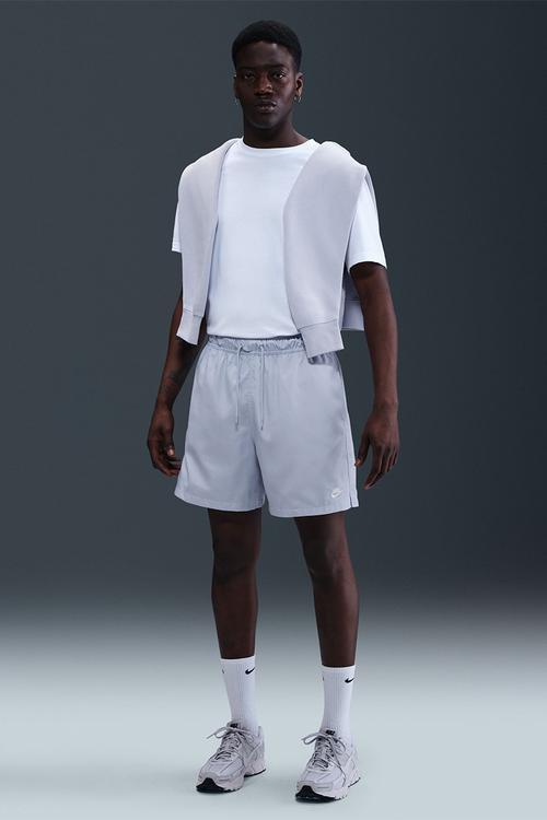 NSW Club  Woven Flow Shorts - Ghost/White