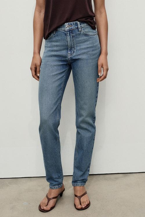 Jeans Newmom - Open Blue