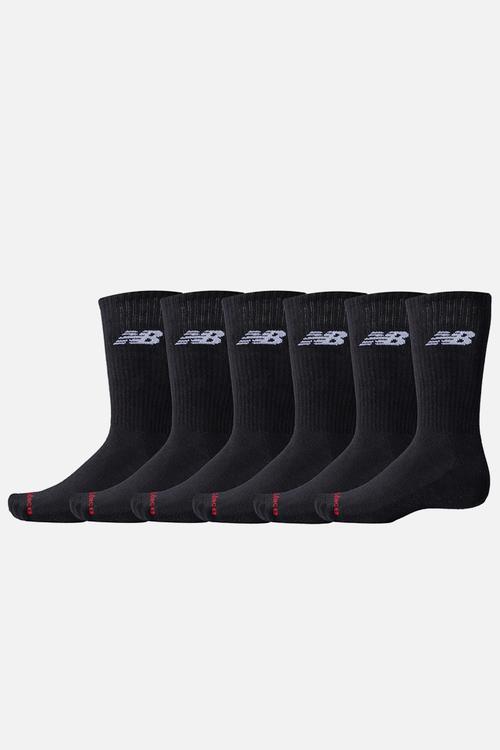 Everyday Crew Sock 6Pk - Black