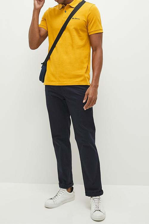 Ben Polo Short sleeve - Dijon
