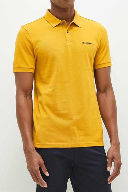 Ben Polo Short sleeve - Dijon