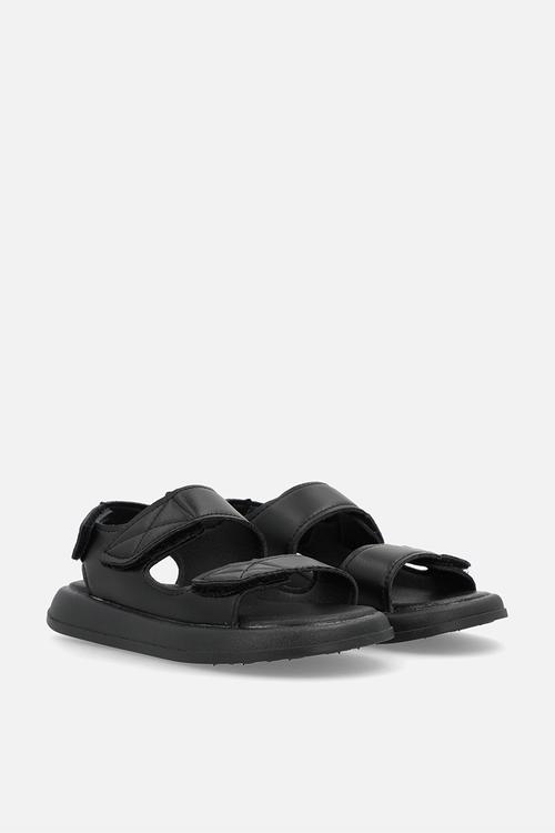 Twin strap slides - black
