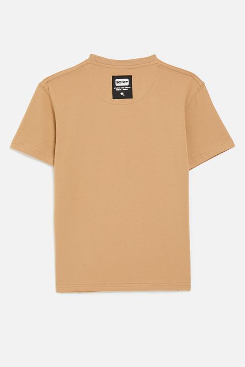 Boys box fit tee - clay