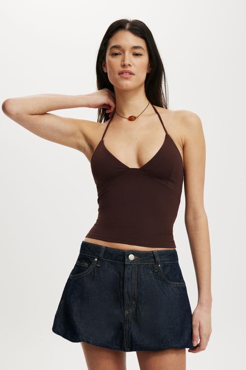 Bubble Denim Skirt - Shutter Blue