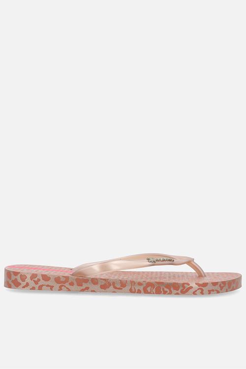 Animal Chic Flip Flop - pink/gold