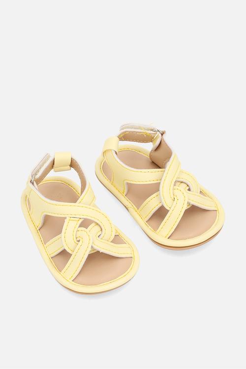 Open toe sandals - yellow