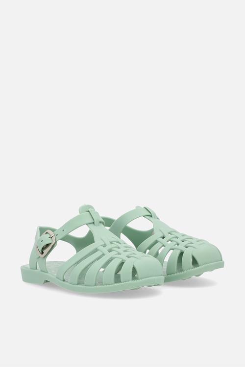 Caged sandals - sage green