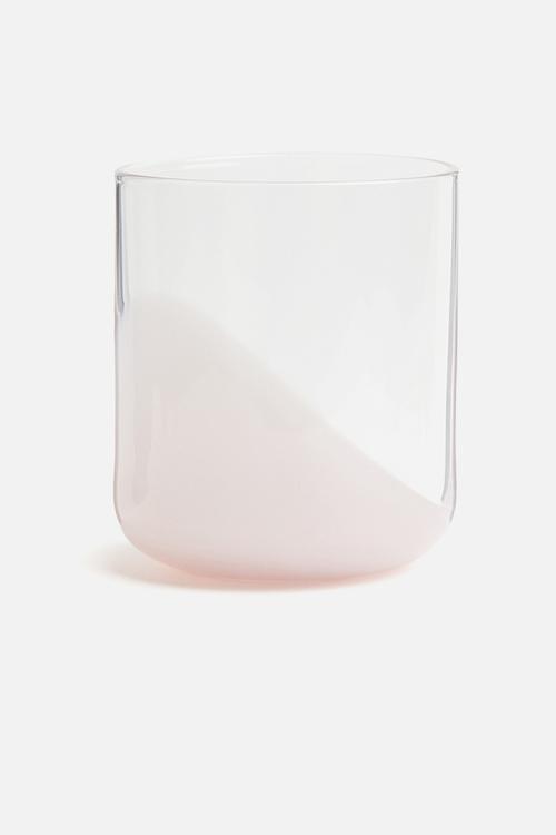 Patterned tumbler - powder pink