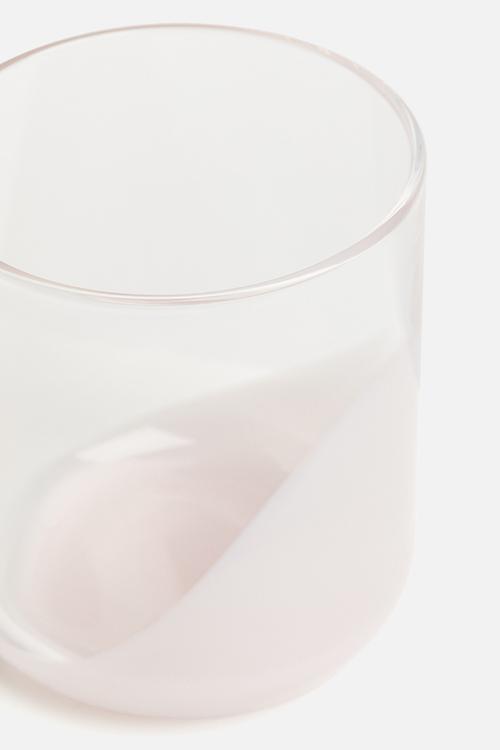 Patterned tumbler - powder pink