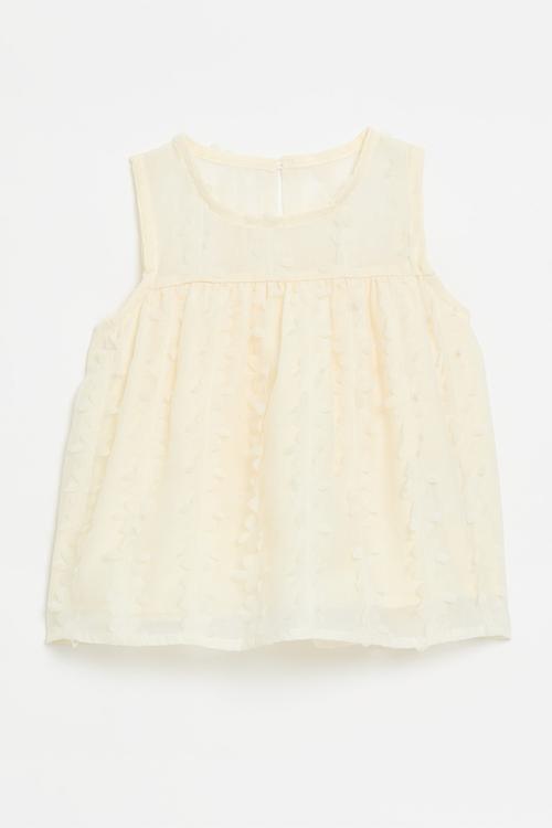 Sleelveless top - white