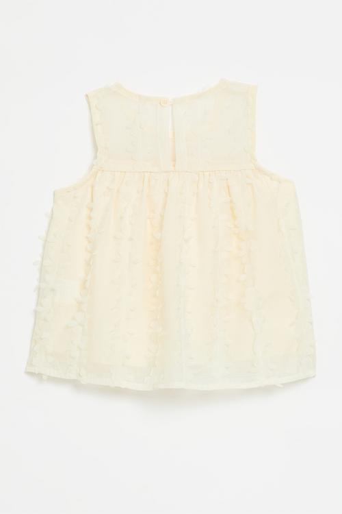 Sleelveless top - white