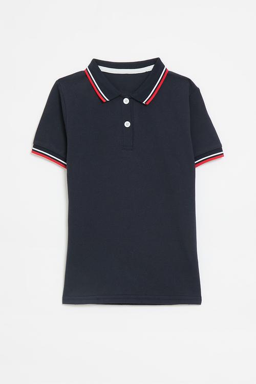Golf tee - navy blue