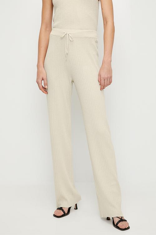 Bree Knitted Co-Ord Pants  - Stone