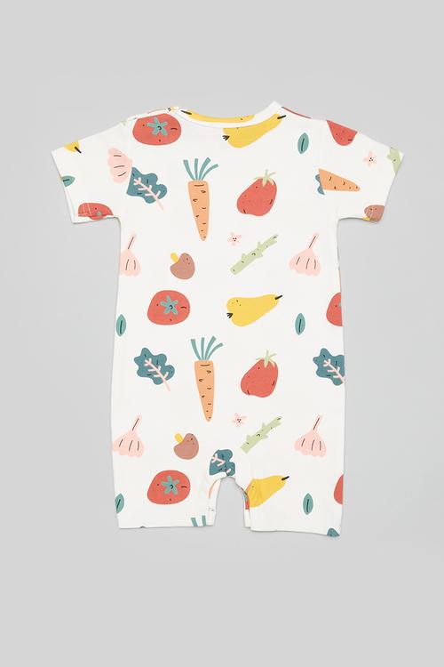 Printed romper - multi