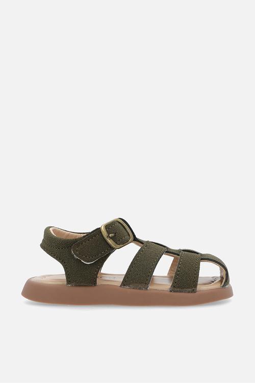Caged sandals - khaki
