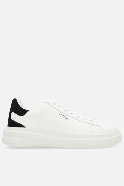 Embossed  sneaker - white/black