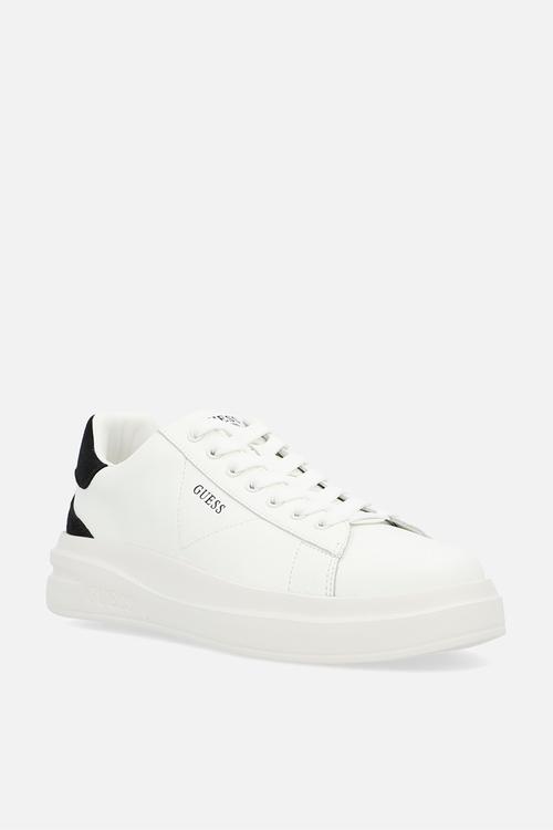 Embossed  sneaker - white/black