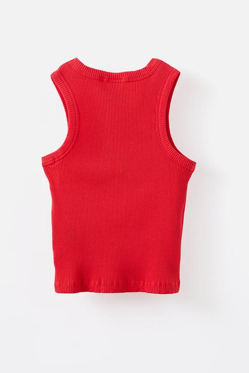 Eleanor tank - varsity red/heart