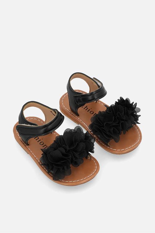 Open toe sandals - black