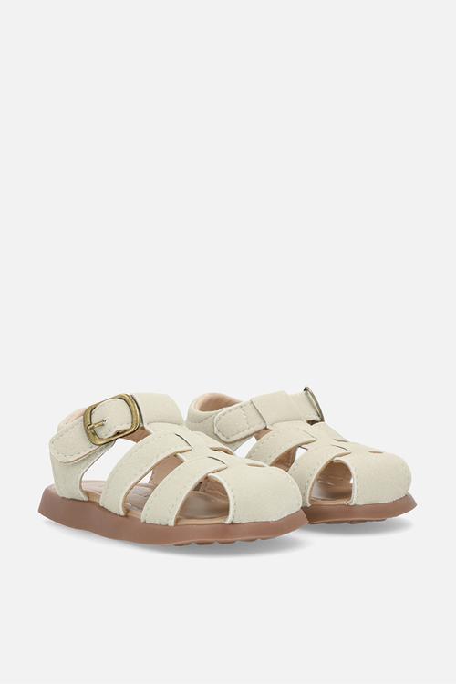 Caged sandals - beige