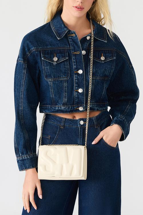Bzoie crossbody bag - cream