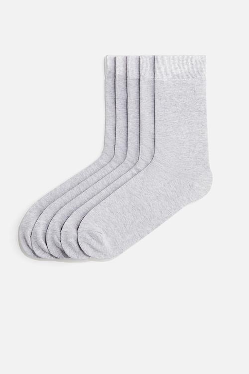 5 pack socks - grey marl