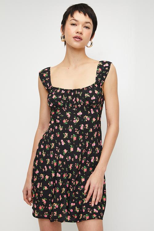 Dress Kate - Black & Pink