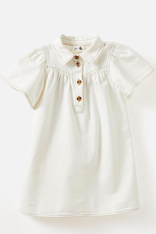 Kelly denim dress - hayman ecru