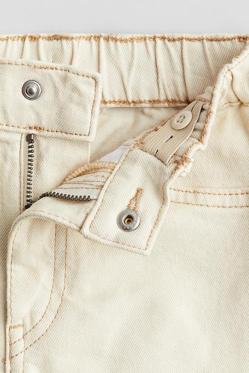 Loose fit jeans - natural white