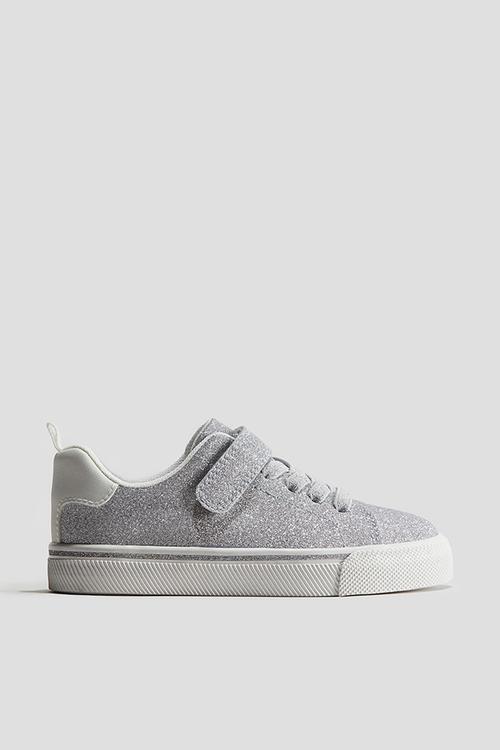 Glittery trainers - silver-coloured/glittery 
