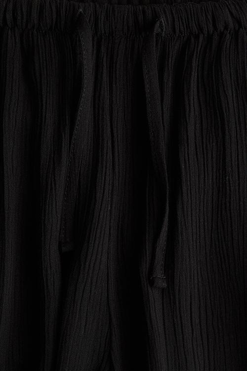 Pull-on trousers - black