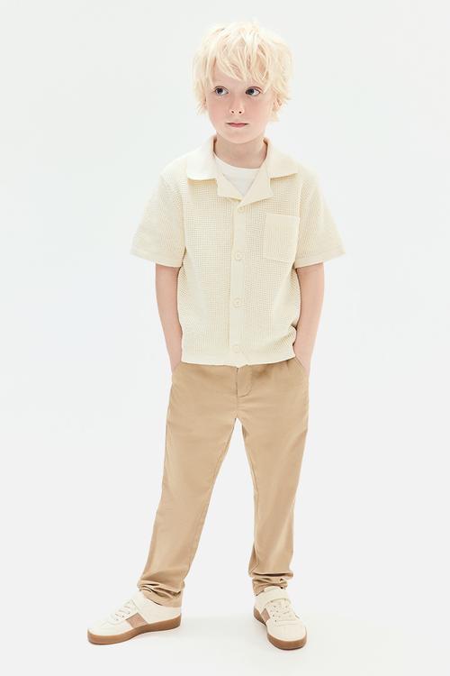 Twill chinos - beige